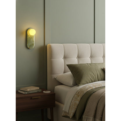 Lucie Onyx Wall Lamp ∅ 3.9″ x H 10.6″