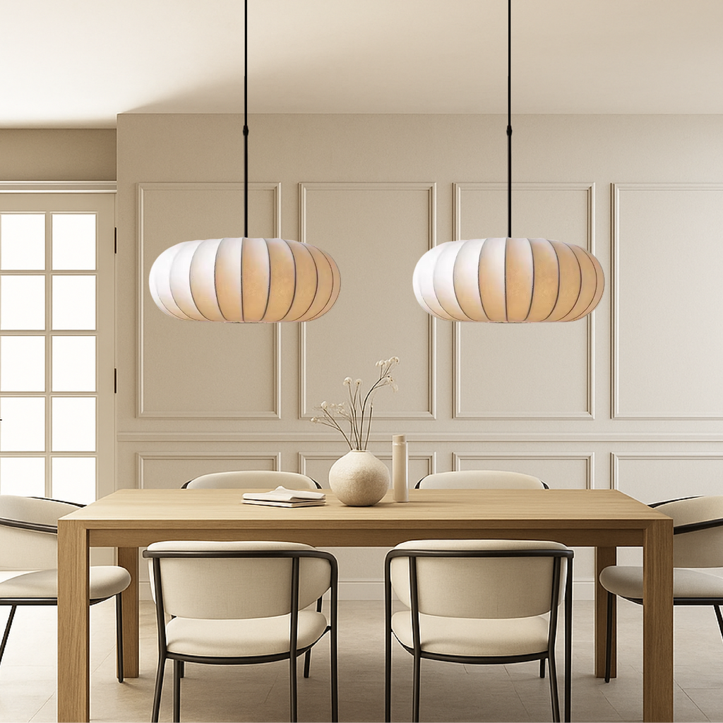 Decorative pendant lamp with warm glow – designer LED lamp for your home