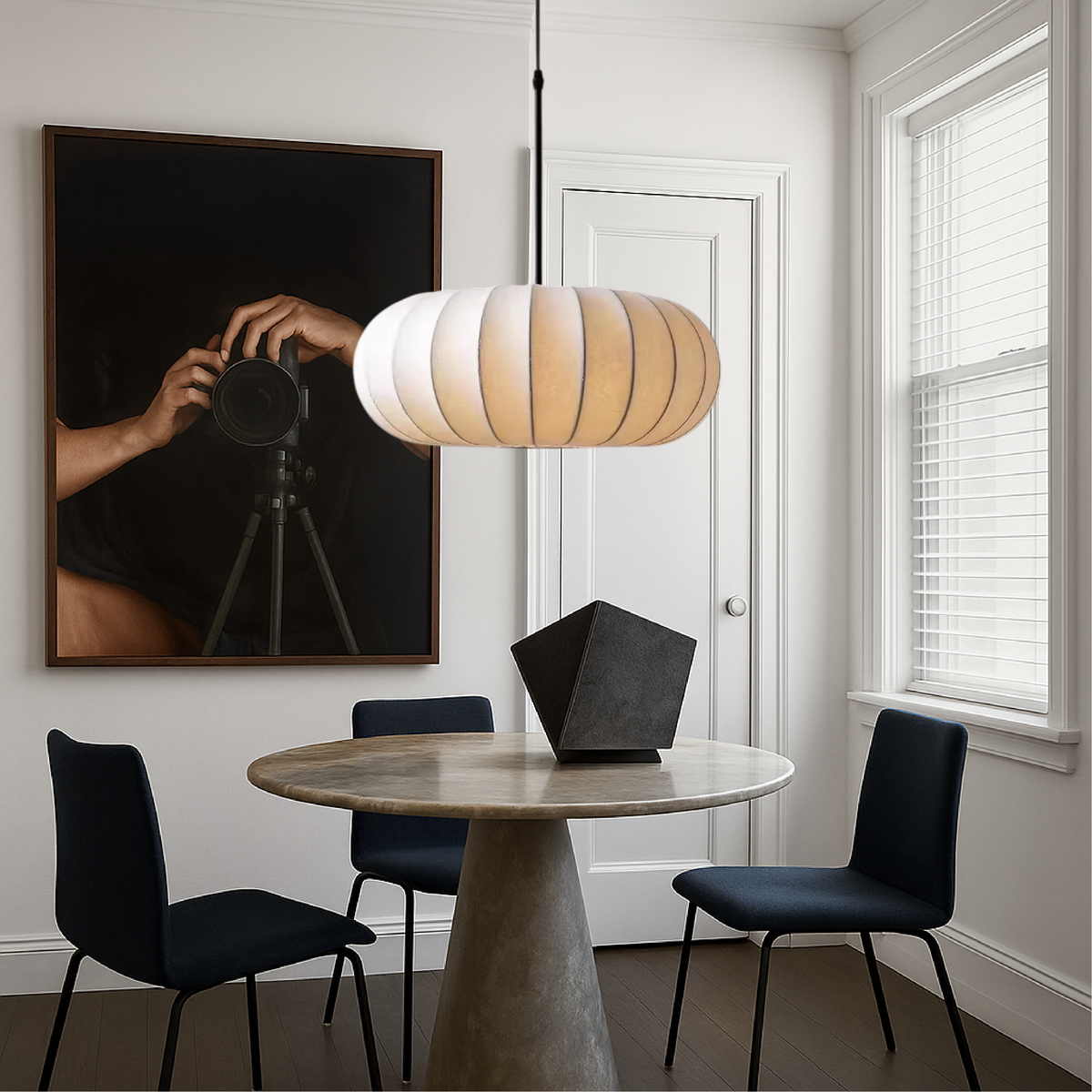 Decorative pendant lamp with warm glow – designer LED lamp for your home