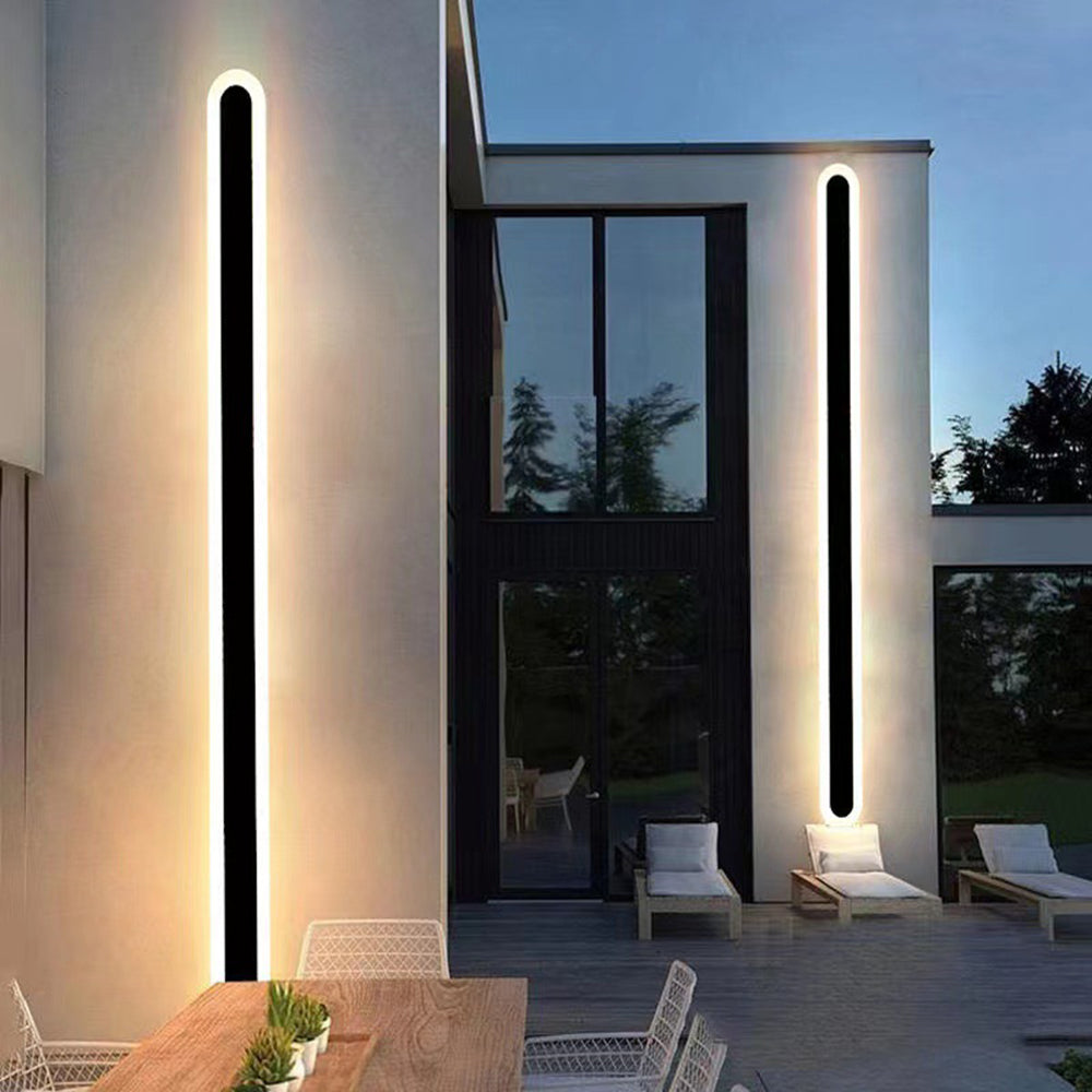 Outdoor Linear Wall Light – Dimmable LED Bar, 40 to 150cm, Motion Sensor Option, Terraces & Halls