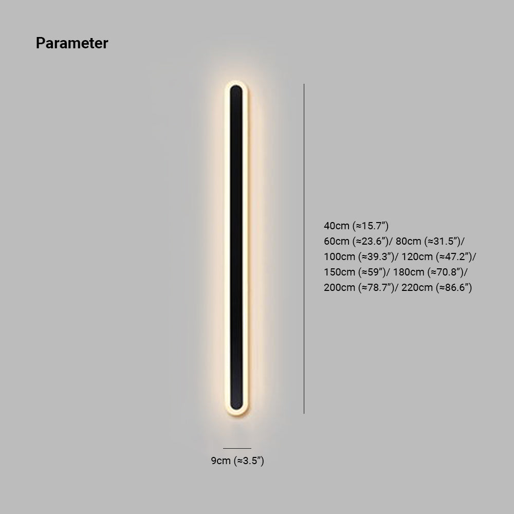 Decorative dimmable linear LED lamp for outdoor lighting - Designed for patio and corridor lighting