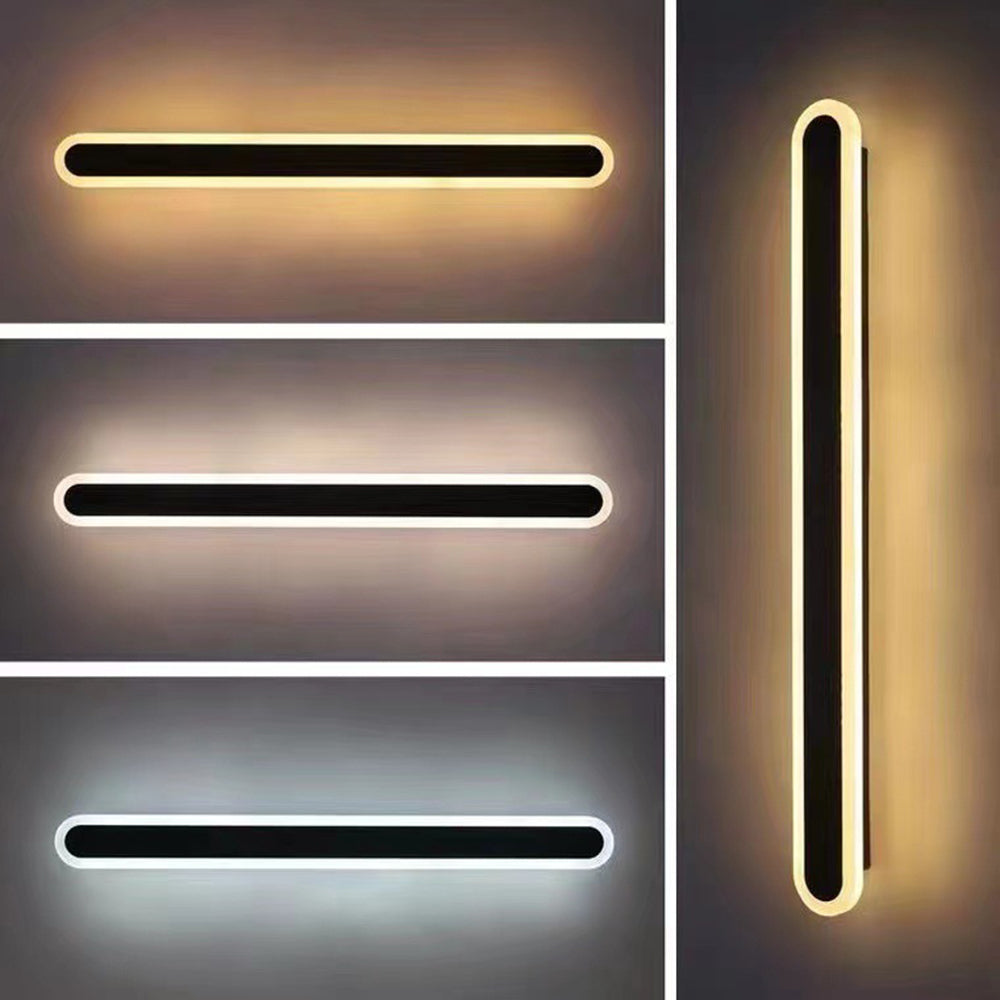 Decorative dimmable linear LED lamp for outdoor lighting - Designed for patio and corridor lighting