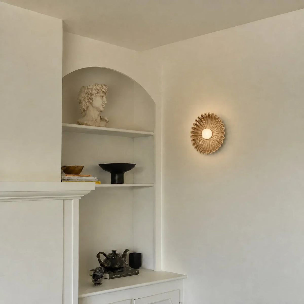 Marenys Modern Ceramic Flower Wall Light