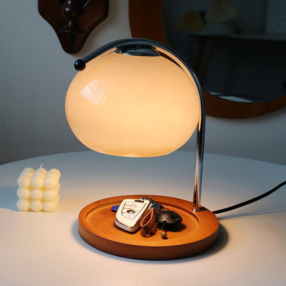 Candle Warmer Lamp – Wood & Glass Top-Down Candle Melter, 28cm, 5 Colours, UK Plug, Gift Idea