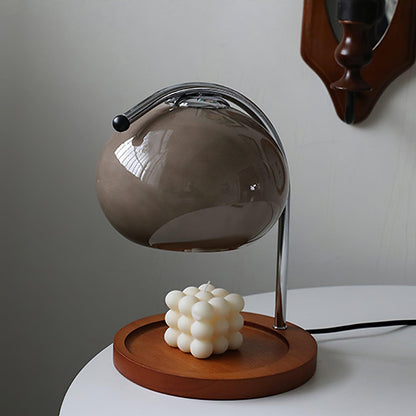 Candle Warmer Lamp – Wood & Glass Top-Down Candle Melter, 28cm, 5 Colours, UK Plug, Gift Idea