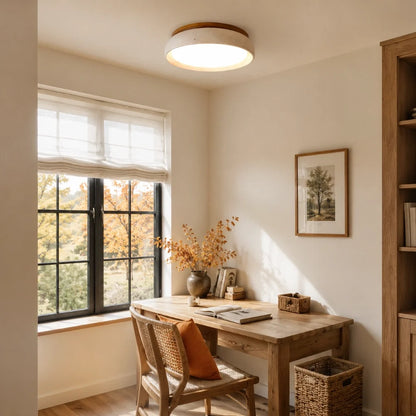 Modern Scandinavian Travertine Ceiling Light