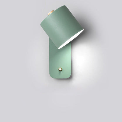 Compact LED Wall Lamp - Light with Switch