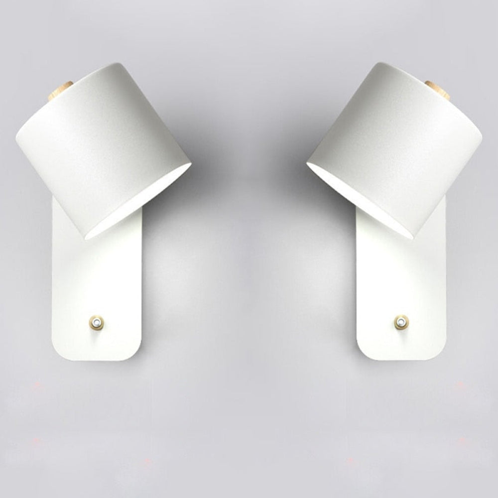 Compact LED Wall Lamp with Switch for Modern Interior Design