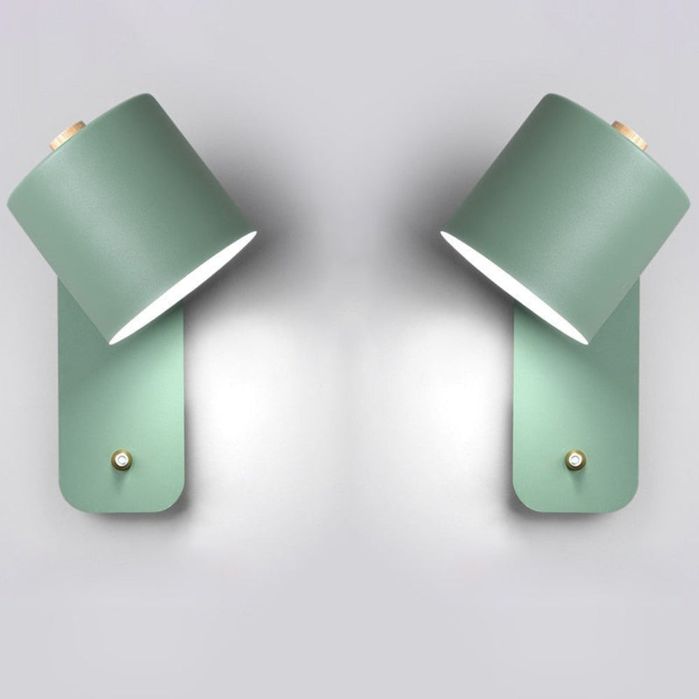 Compact LED Wall Lamp with Switch for Modern Interior Design