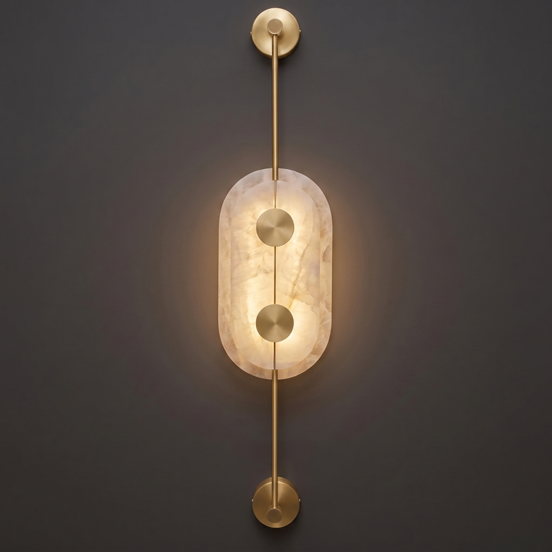 Timeless Alabaster Wall Lamp Collection Hub