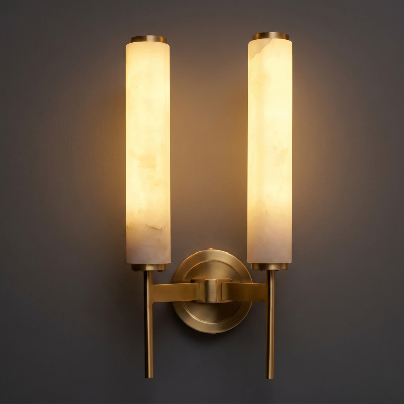 Timeless Alabaster Wall Lamp Collection Hub