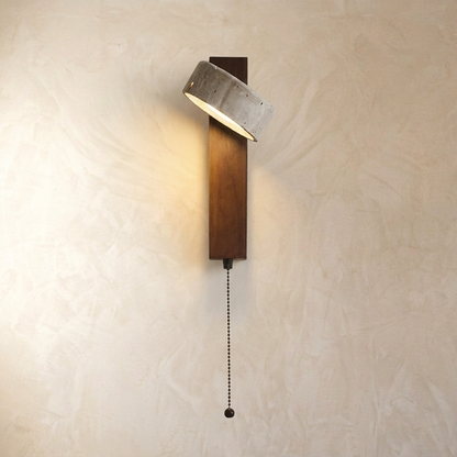 Natural Travertine Stone Adjustable Wall Light