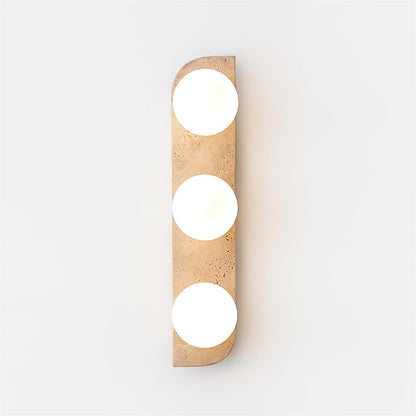 Neptune Travertine Wall Lamp