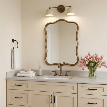 Nordic Metal Deep Ball Vanity Sconce