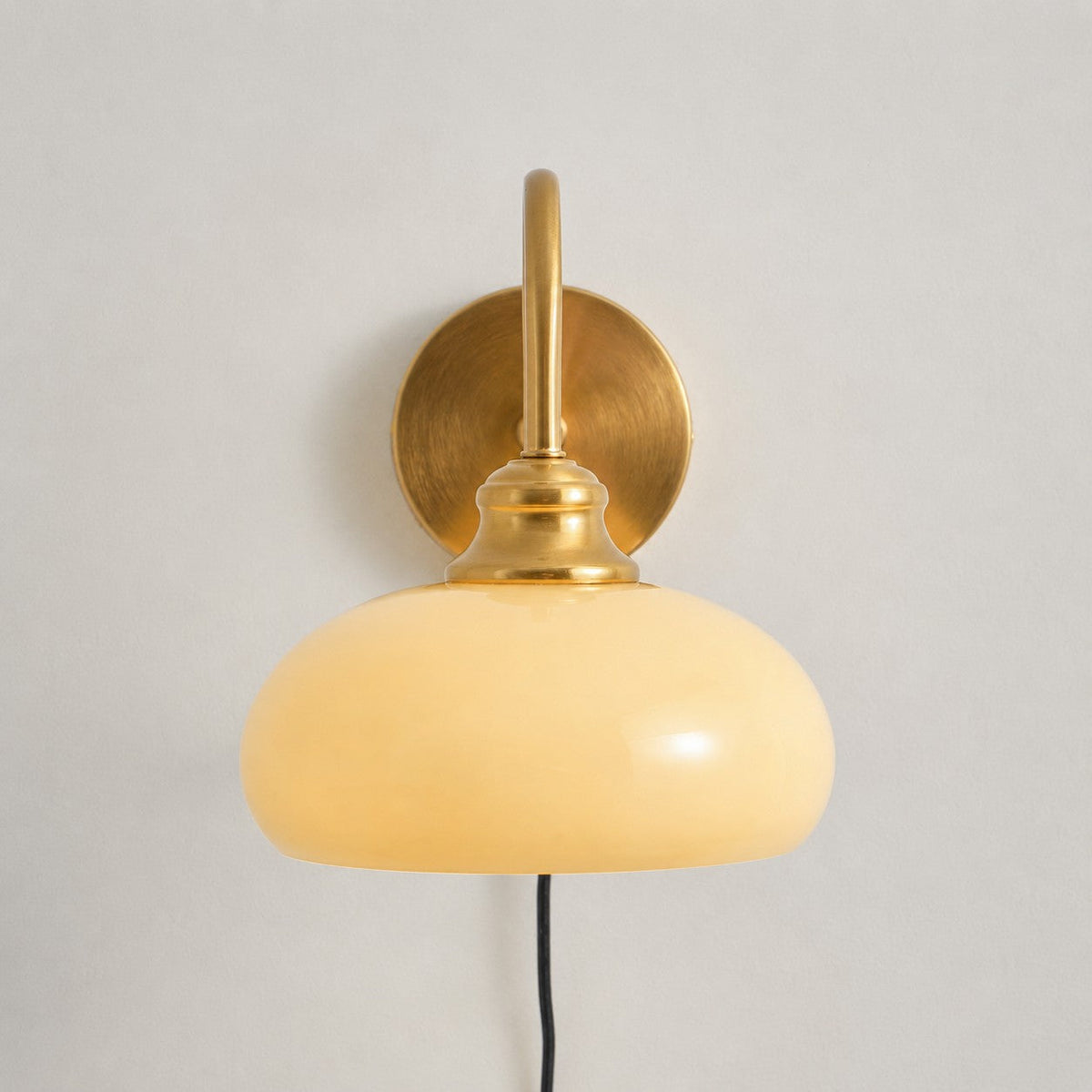 Nova Glass Plug-in Wall Lamp