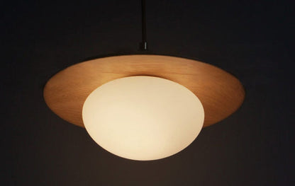 Kato Wooden Shade Japandi Pendant Light