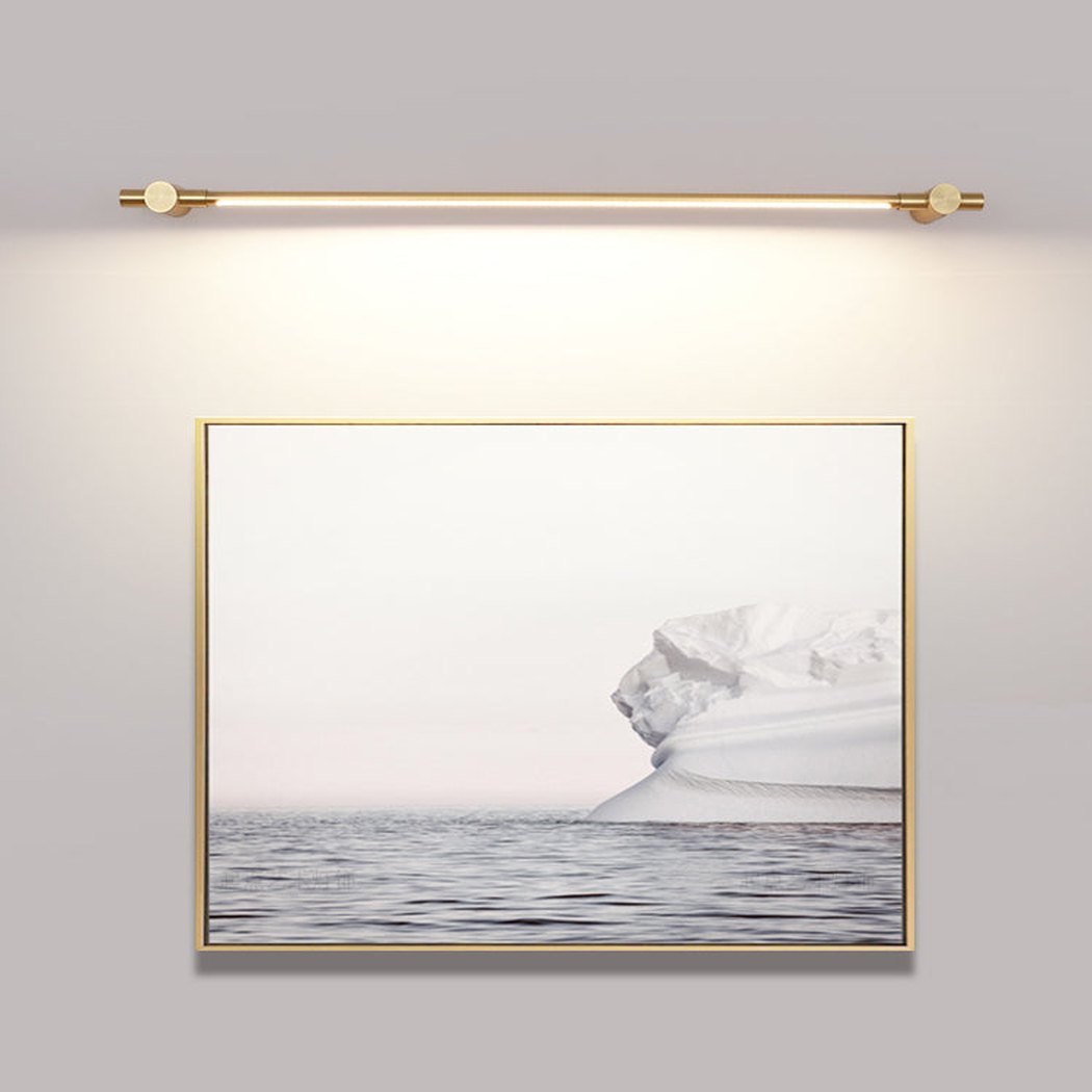 Chester Brass Line Artwork Painting Wall Light