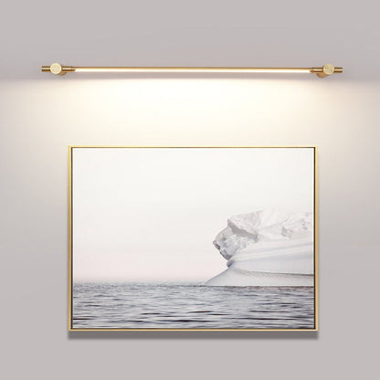 Chester Brass Line Artwork Painting Wall Light