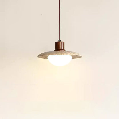 Sonoma Wood And Stone Minimalist Pendant Lights
