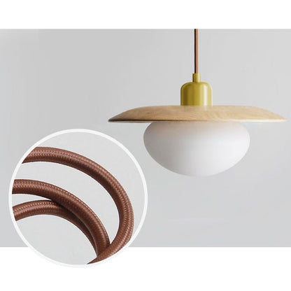 Kato Wooden Shade Japandi Pendant Light