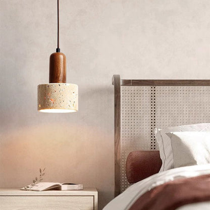 Sonoma Wood And Stone Minimalist Pendant Lights