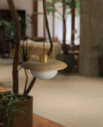 Kato Wooden Shade Japandi Pendant Light