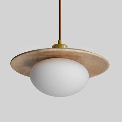 Kato Wooden Shade Japandi Pendant Light