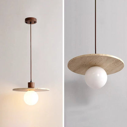 Sonoma Wood And Stone Minimalist Pendant Lights