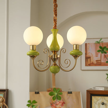 Onyx Glass Chandelier