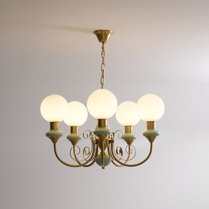 Onyx Glass Chandelier