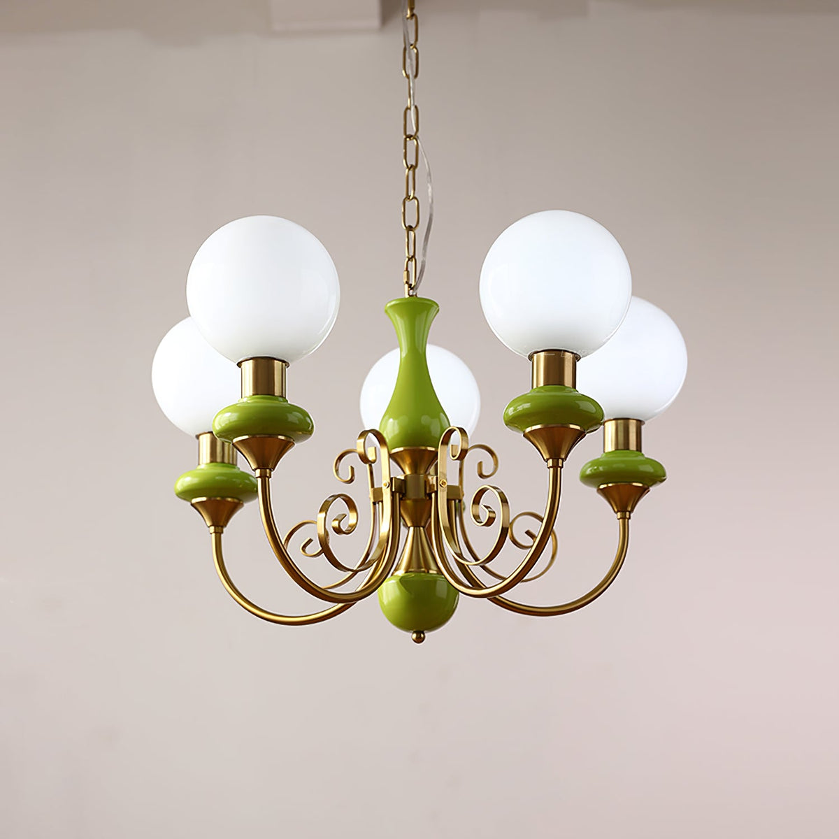 Onyx Glass Chandelier
