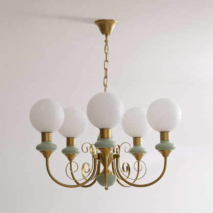 Onyx Glass Chandelier