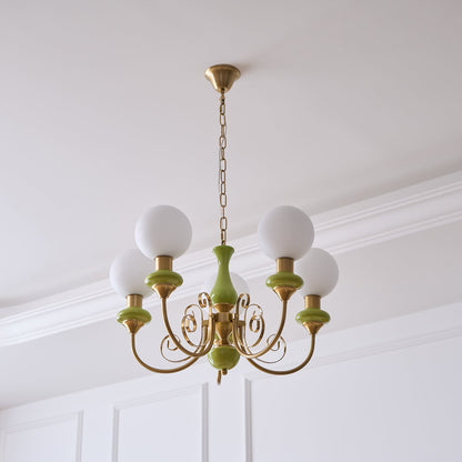 Onyx Glass Chandelier