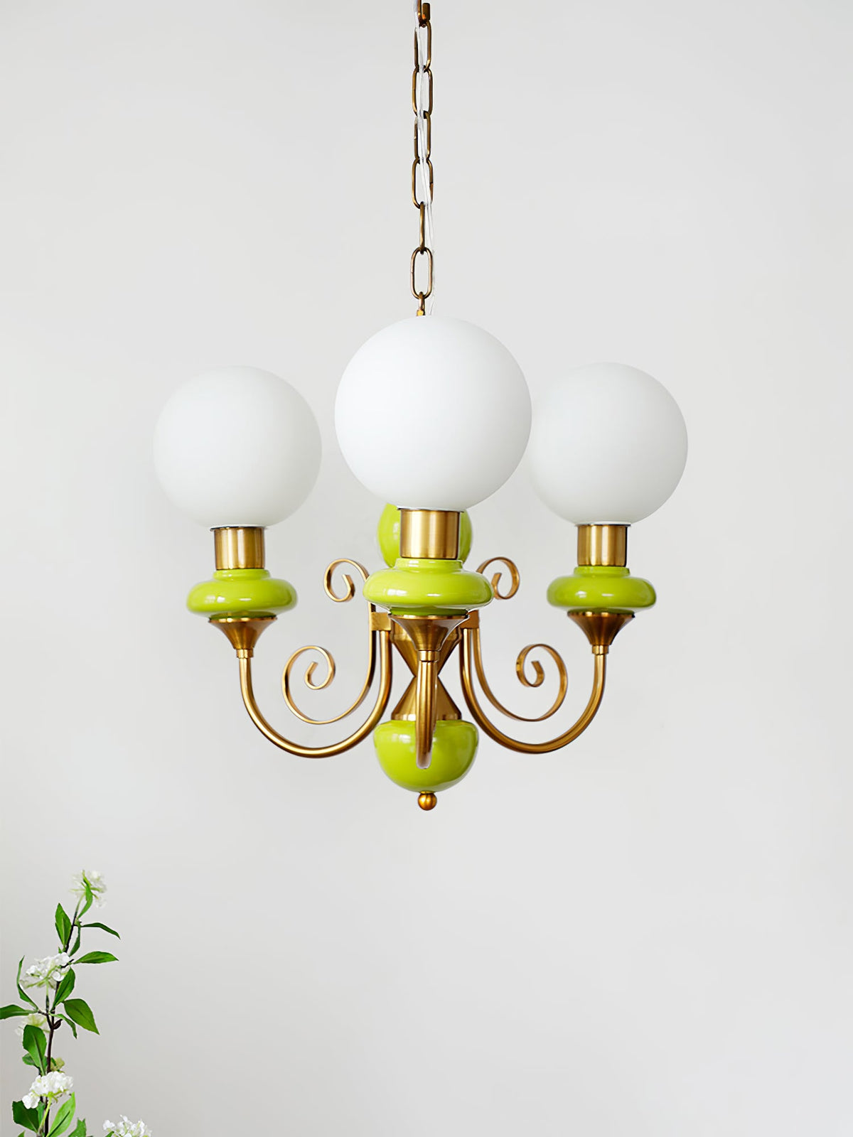 Onyx Glass Chandelier