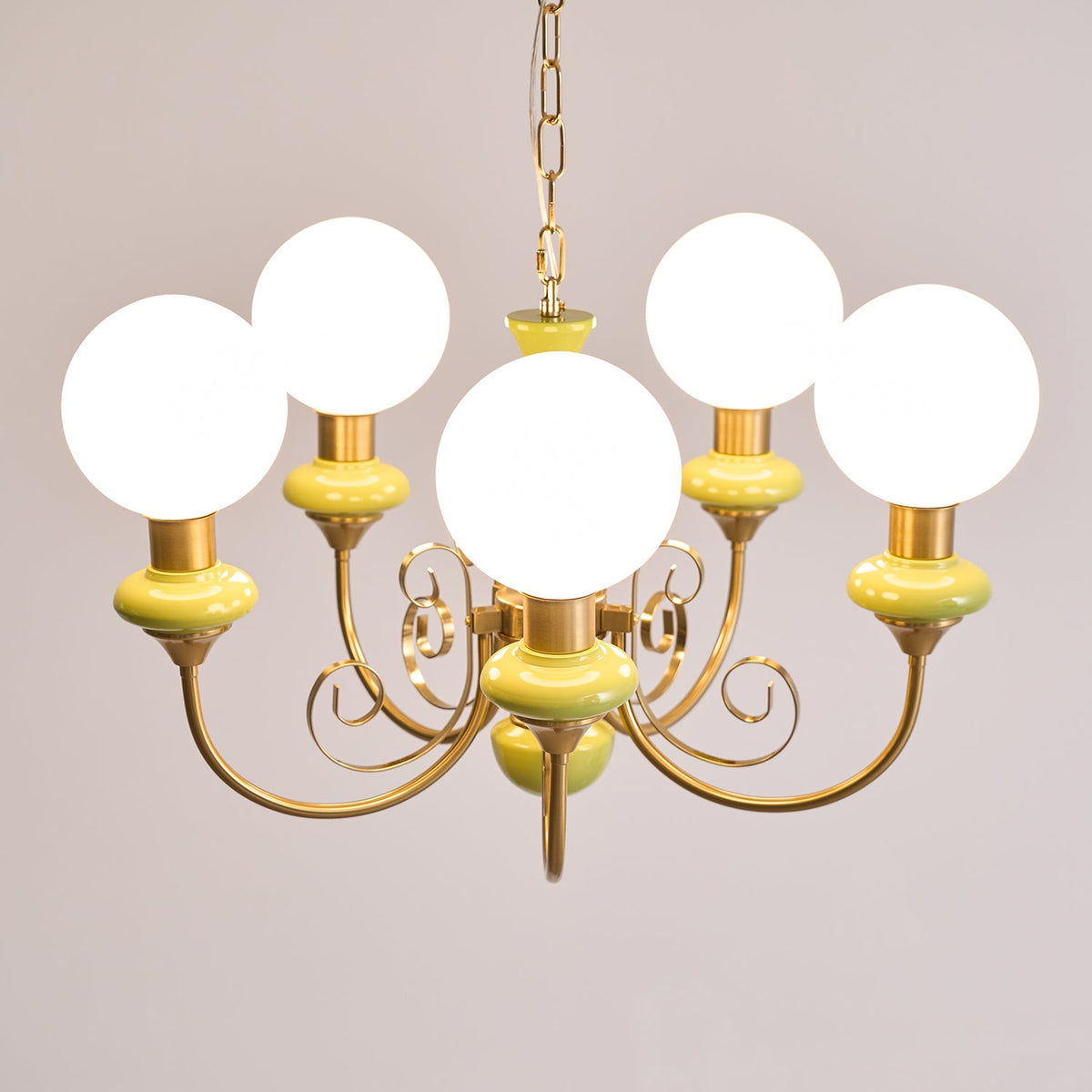 Onyx Glass Chandelier
