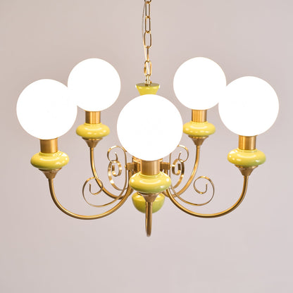 Onyx Glass Chandelier
