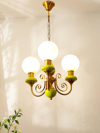 Onyx Glass Chandelier