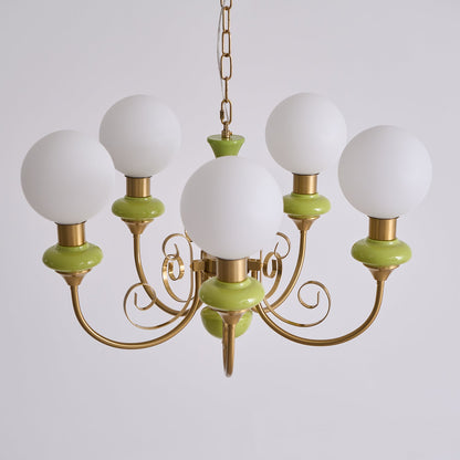 Onyx Glass Chandelier