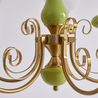 Onyx Glass Chandelier