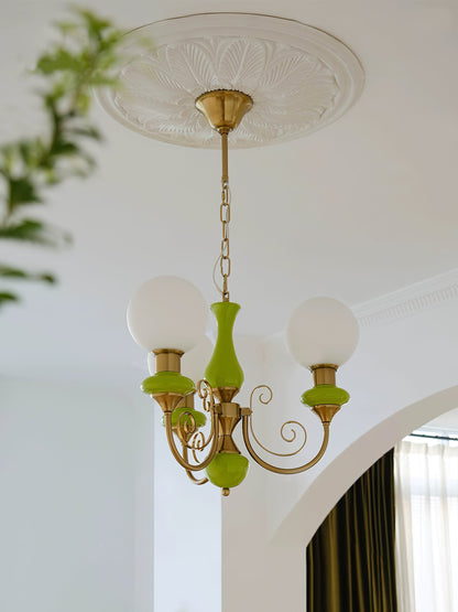 Onyx Glass Chandelier