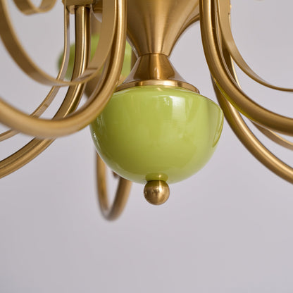 Onyx Glass Chandelier