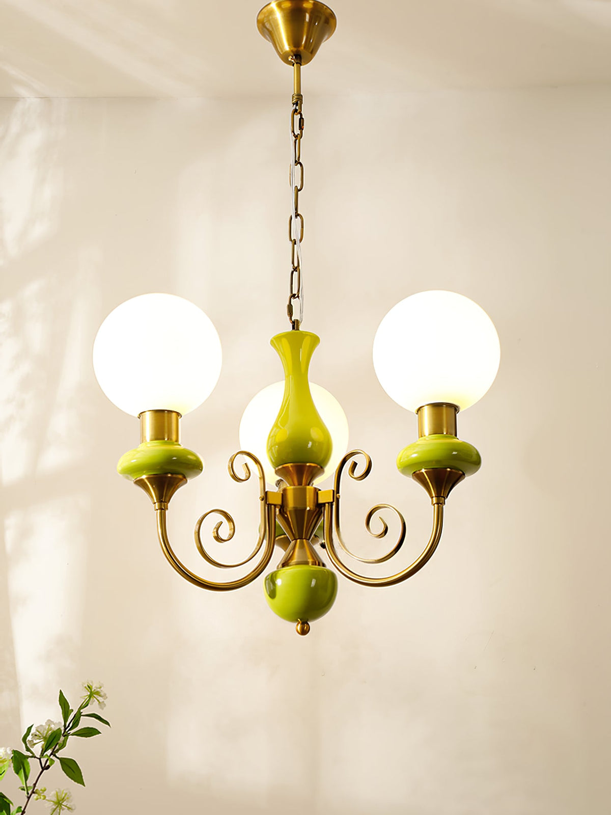Onyx Glass Chandelier