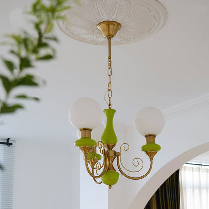 Onyx Glass Chandelier