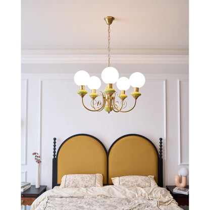 Onyx Glass Chandelier
