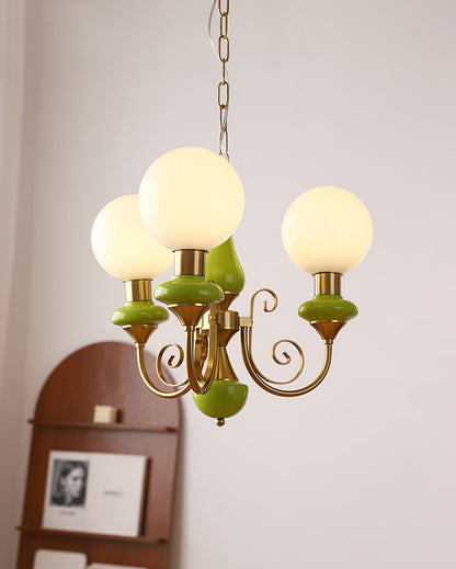 Onyx Glass Chandelier