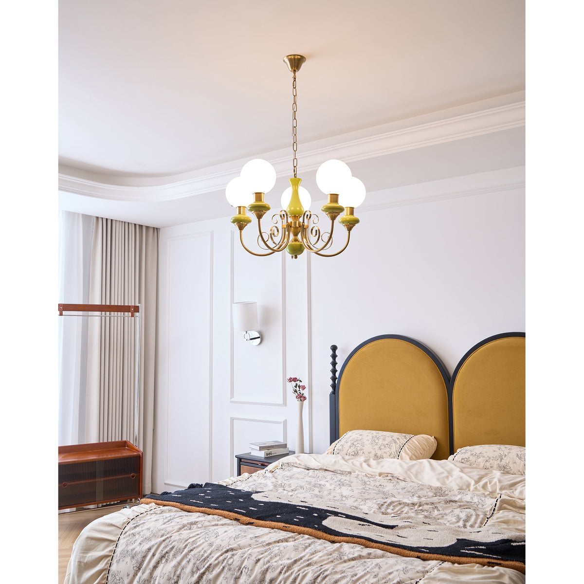 Onyx Glass Chandelier