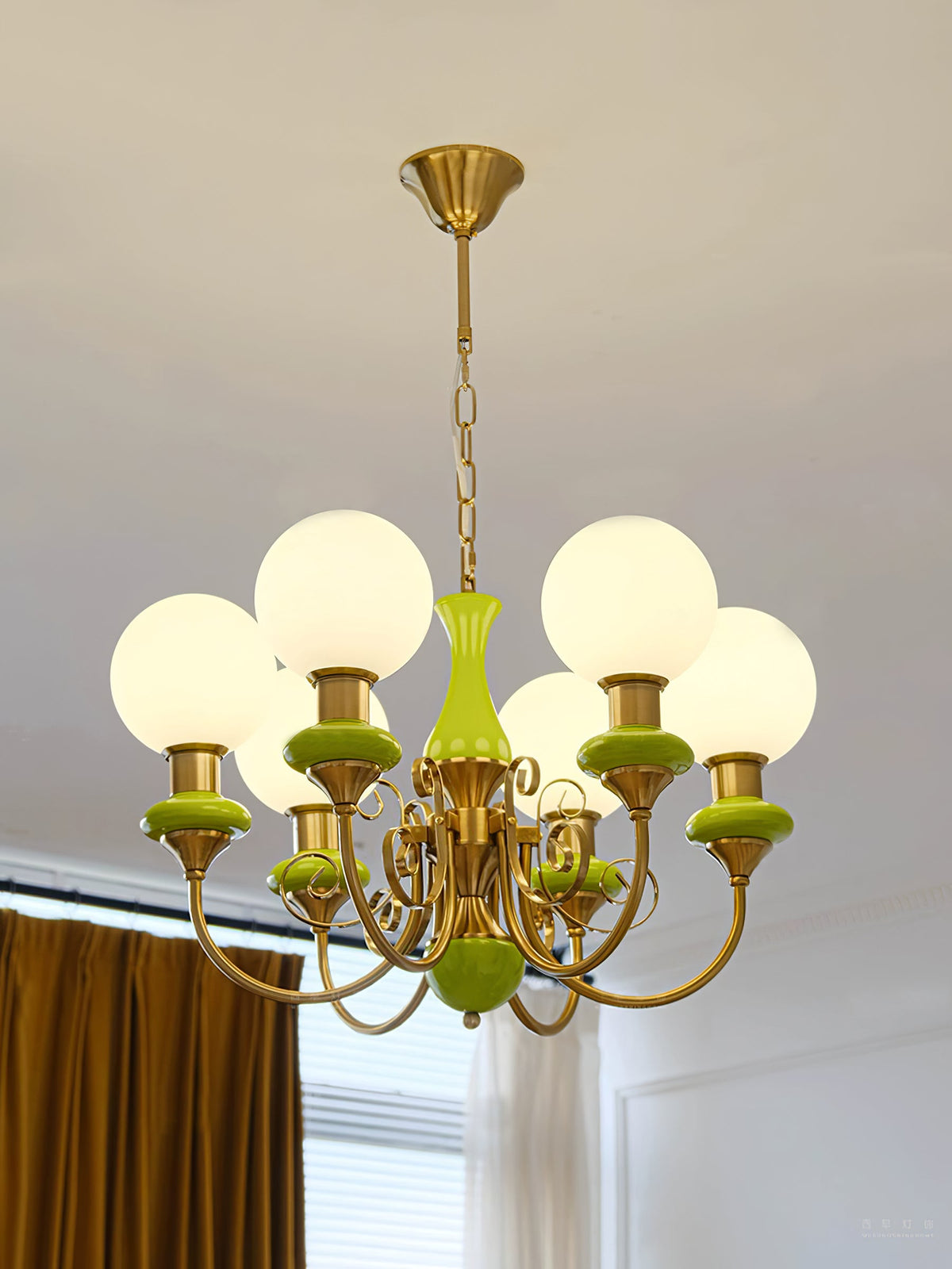 Onyx Glass Chandelier