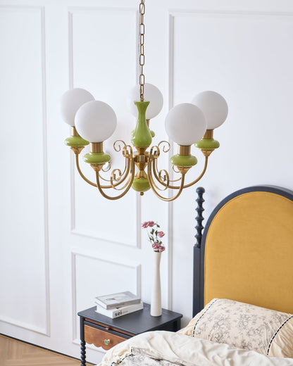 Onyx Glass Chandelier