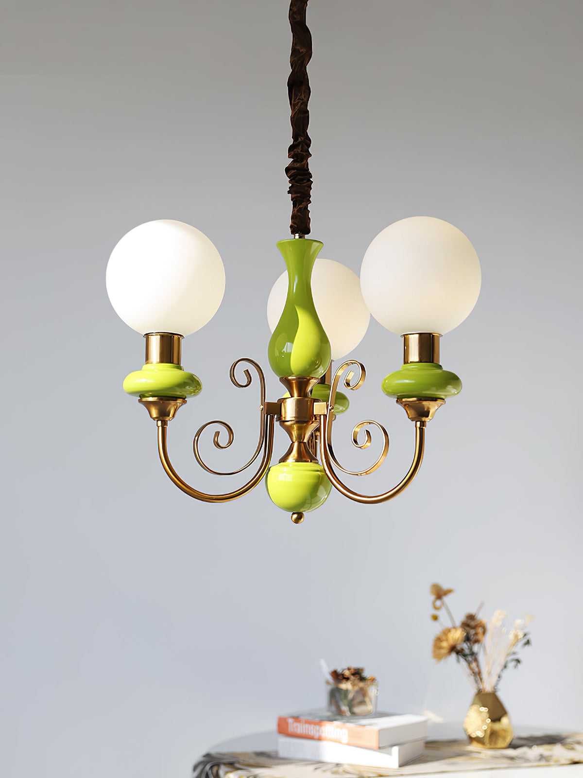 Onyx Glass Chandelier