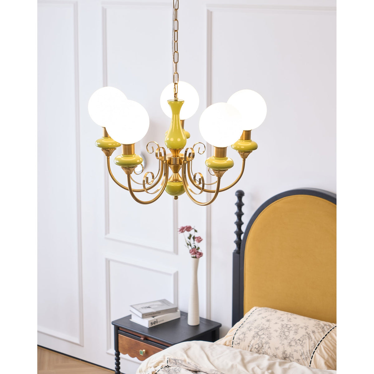 Onyx Glass Chandelier